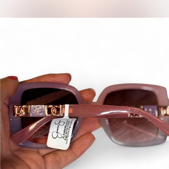 NWT JESSICA SIMPSON Women Rose-Tinted Sunglasses NWT - Picture 4 of 7
